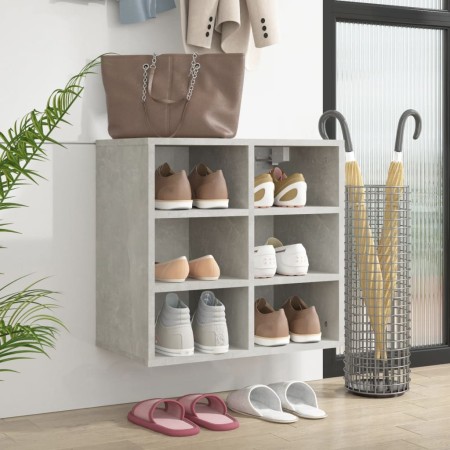 Concrete gray shoe rack furniture 52.5x30x50 cm by vidaXL, Lockers and storage cabinets - Ref: Foro24-808692, Price: 47,42 €,...