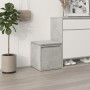 Concrete gray plywood stool drawer 40.5x40x40 cm by vidaXL, Storage baskets - Ref: Foro24-808778, Price: 43,05 €, Discount: %