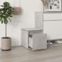 Concrete gray plywood stool drawer 40.5x40x40 cm by vidaXL, Storage baskets - Ref: Foro24-808778, Price: 43,05 €, Discount: %