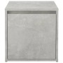 Concrete gray plywood stool drawer 40.5x40x40 cm by vidaXL, Storage baskets - Ref: Foro24-808778, Price: 43,05 €, Discount: %