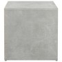 Concrete gray plywood stool drawer 40.5x40x40 cm by vidaXL, Storage baskets - Ref: Foro24-808778, Price: 43,05 €, Discount: %