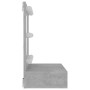 Furniture with mirror and LED lights in concrete gray, 60x31.5x62 cm by vidaXL, bathroom vanities - Ref: Foro24-808886, Price...