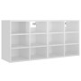 Muebles zapatero 2 unidades blanco brillante 52,5x30x50 cm de vidaXL, Taquillas y armarios de almacenamiento - Ref: Foro24-80...