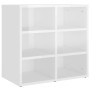 Muebles zapatero 2 unidades blanco brillante 52,5x30x50 cm de vidaXL, Taquillas y armarios de almacenamiento - Ref: Foro24-80...