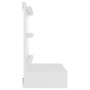 Mueble con espejo y luces LED blanco 60x31,5x62 cm de vidaXL, Tocadores de baño - Ref: Foro24-808882, Precio: 44,92 €, Descue...