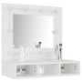 Mueble con espejo y luces LED blanco 60x31,5x62 cm de vidaXL, Tocadores de baño - Ref: Foro24-808882, Precio: 44,92 €, Descue...