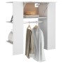 White engineered wood hallway furniture 97.5x37x99 cm by vidaXL, Lockers and storage cabinets - Ref: Foro24-808765, Price: 78...