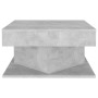 Concrete gray plywood coffee table 57x57x30 cm by vidaXL, Coffee table - Ref: Foro24-808372, Price: 58,58 €, Discount: %