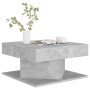 Concrete gray plywood coffee table 57x57x30 cm by vidaXL, Coffee table - Ref: Foro24-808372, Price: 58,58 €, Discount: %