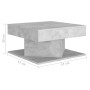 Concrete gray plywood coffee table 57x57x30 cm by vidaXL, Coffee table - Ref: Foro24-808372, Price: 58,58 €, Discount: %