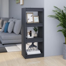 Gray pine wood shelf/space divider 40x30x103.5 cm by vidaXL, Bookcases and shelves - Ref: Foro24-808140, Price: 59,96 €, Disc...