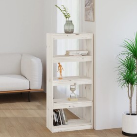 Shelf / room divider made of white pine wood 60x30x135.5cm by vidaXL, Bookcases and shelves - Ref: Foro24-808169, Price: 68,9...