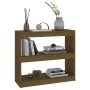 Honey brown pine wood shelf/space divider 80x30x71.5cm by vidaXL, Bookcases and shelves - Ref: Foro24-808186, Price: 64,38 €,...