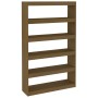 Shelving unit/space divider pine honey brown 100x30x167.5cm by vidaXL, Bookcases and shelves - Ref: Foro24-808226, Price: 125...