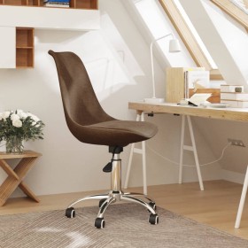 Brown Fabric Swivel Office Chair by vidaXL, Office chairs - Ref: Foro24-338344, Price: 90,11 €, Discount: %