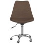 Silla de oficina giratoria de tela marrón de vidaXL, Sillas de oficina - Ref: Foro24-338344, Precio: 90,11 €, Descuento: %