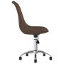 Silla de oficina giratoria de tela marrón de vidaXL, Sillas de oficina - Ref: Foro24-338344, Precio: 90,11 €, Descuento: %