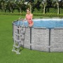 Bestway Flowclear Escalera de piscina de seguridad 4 escalones 122 cm de Bestway, Escaleras y rampas de piscina - Ref: Foro24...