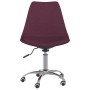 Purple fabric swivel office chair by vidaXL, Office chairs - Ref: Foro24-338354, Price: 89,75 €, Discount: %