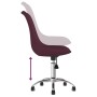 Purple fabric swivel office chair by vidaXL, Office chairs - Ref: Foro24-338354, Price: 89,75 €, Discount: %