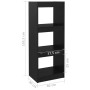 Shelf/space divider black pine wood 40x30x103.5 cm by vidaXL, Bookcases and shelves - Ref: Foro24-808142, Price: 54,95 €, Dis...