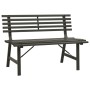 Garden bench 110 cm black steel by vidaXL, garden benches - Ref: Foro24-317135, Price: 114,85 €, Discount: %