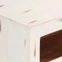 White solid acacia wood TV cabinet 110x30x40 cm by vidaXL, TV Furniture - Ref: Foro24-337849, Price: 168,58 €, Discount: %