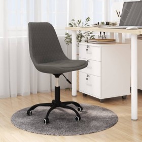 Silla de oficina giratoria tela gris oscuro de vidaXL, Sillas de oficina - Ref: Foro24-338394, Precio: 85,99 €, Descuento: %