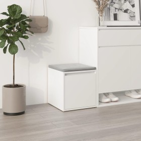 White plywood stool drawer 40.5x40x40 cm by vidaXL, Storage baskets - Ref: Foro24-808774, Price: 49,72 €, Discount: %