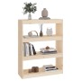 Estantería/divisor de espacios madera de pino 80x30x103,5 cm de vidaXL, Librerías y estanterías - Ref: Foro24-808188, Precio:...