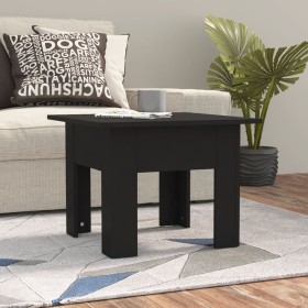 Black engineered wood coffee table 55x55x42 cm by vidaXL, Coffee table - Ref: Foro24-810236, Price: 34,05 €, Discount: %