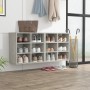 Shoe rack furniture 2 units concrete gray color 52.5x30x50 cm by vidaXL, Lockers and storage cabinets - Ref: Foro24-808693, P...