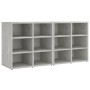 Shoe rack furniture 2 units concrete gray color 52.5x30x50 cm by vidaXL, Lockers and storage cabinets - Ref: Foro24-808693, P...