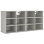 Shoe rack furniture 2 units concrete gray color 52.5x30x50 cm by vidaXL, Lockers and storage cabinets - Ref: Foro24-808693, P...