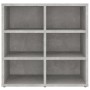 Shoe rack furniture 2 units concrete gray color 52.5x30x50 cm by vidaXL, Lockers and storage cabinets - Ref: Foro24-808693, P...