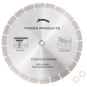 Concrete saw blade 300 mm by vidaXL, Saw blades - Ref: Foro24-151209, Price: 51,87 €, Discount: %