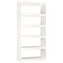 White pine wood shelf/space divider 80x30x167.4cm by vidaXL, Bookcases and shelves - Ref: Foro24-808199, Price: 104,40 €, Dis...