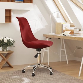 Red fabric swivel office chair by vidaXL, Office chairs - Ref: Foro24-338350, Price: 83,74 €, Discount: %