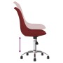 Red fabric swivel office chair by vidaXL, Office chairs - Ref: Foro24-338350, Price: 83,99 €, Discount: %