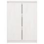 Solid white pine wood sideboard 60x36x84 cm by vidaXL, Sideboards - Ref: Foro24-808109, Price: 127,82 €, Discount: %