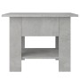 Couchtisch aus betongrauem Sperrholz, 55 x 55 x 42 cm von vidaXL, Couchtisch - Ref: Foro24-810266, Preis: 35,67 €, Rabatt: %