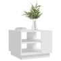 Mesa de centro madera de ingeniería blanca 55x55x43 cm de vidaXL, Mesas de centro - Ref: Foro24-810289, Precio: 51,32 €, Desc...