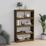 Regal/Raumteiler aus honigbraunem Kiefernholz, 80 x 30 x 135,5 cm von vidaXL, Bücherregale und Regale - Ref: Foro24-808196, P...