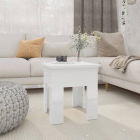 Glossy white engineered wood coffee table 40x40x42 cm by vidaXL, Coffee table - Ref: Foro24-810250, Price: 32,56 €, Discount: %