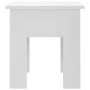 Glossy white engineered wood coffee table 40x40x42 cm by vidaXL, Coffee table - Ref: Foro24-810250, Price: 34,64 €, Discount: %