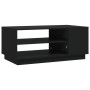 Mesa de centro de madera de ingeniería negra 102x55x43 cm de vidaXL, Mesas de centro - Ref: Foro24-810281, Precio: 70,59 €, D...