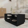 Mesa de centro de madera de ingeniería negra 102x55x43 cm de vidaXL, Mesas de centro - Ref: Foro24-810281, Precio: 70,59 €, D...