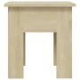 Mesa de centro madera de ingeniería roble Sonoma 40x40x42 cm de vidaXL, Mesas de centro - Ref: Foro24-810247, Precio: 27,87 €...