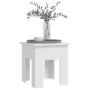 Mesa de centro madera de ingeniería blanca 40x40x42 cm de vidaXL, Mesas de centro - Ref: Foro24-810244, Precio: 24,28 €, Desc...