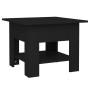 Mesa de centro madera de ingeniería negra 55x55x42 cm de vidaXL, Mesas de centro - Ref: Foro24-810263, Precio: 30,15 €, Descu...